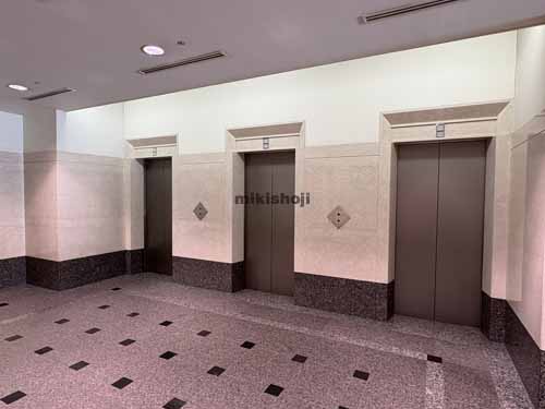 勝どきサンスクエア エレベーターホール3