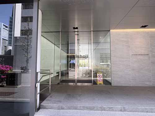 築地の汐留イーストサイドビル エントランス2