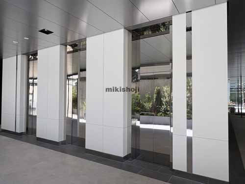 築地の汐留イーストサイドビル エレベーターホール2