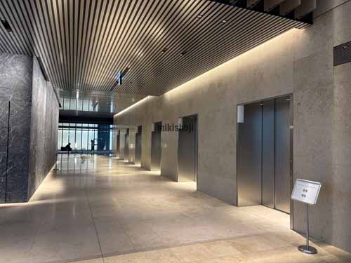 虎ノ門アルセアタワー エレベーターホール1